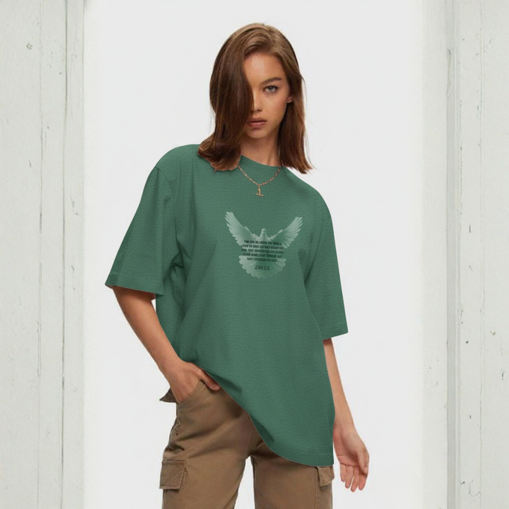 Christian Women's Tee - John 3:16 Short Sleeve Tee