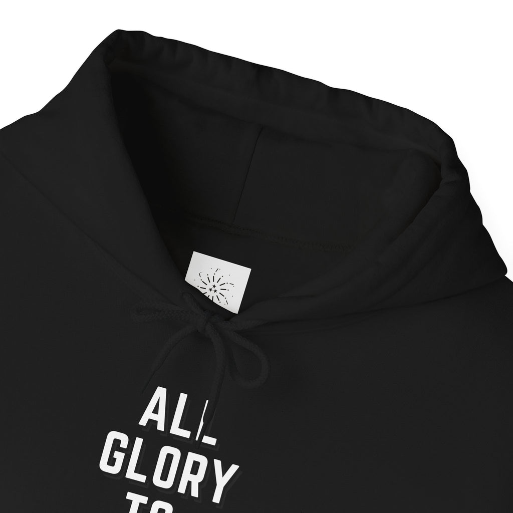 Religious Hooded Sweatshirt - All Glory to God