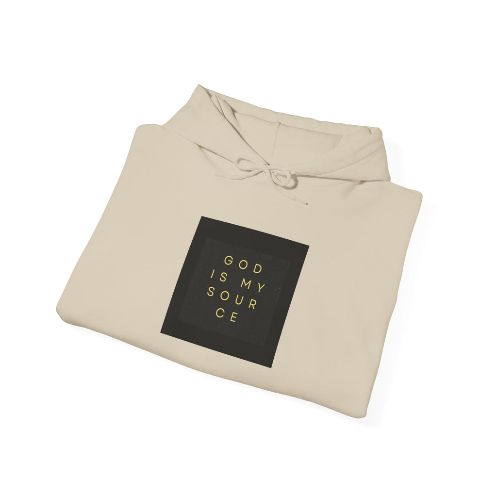 God Is My Source Hoodie — Christian Entrepreneur Sweatshirt