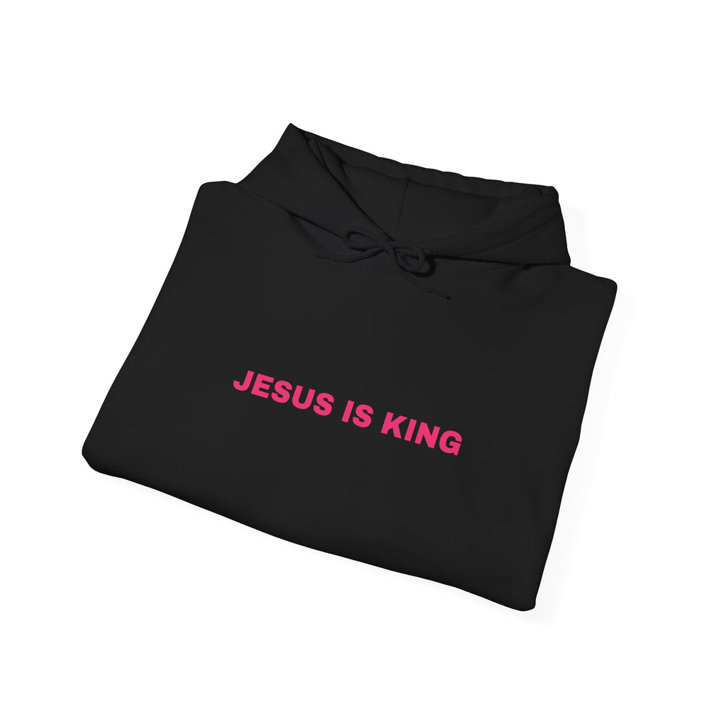 Jesus is King Hoodie - Men's Heavy Blend™ Hoodie for Spiritual Everyday Comfort