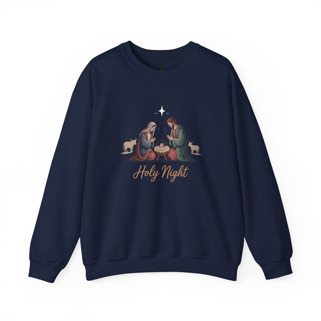 Christian Christmas Jumper, Religious Holiday Sweater, Festive Jesus Pullover, Xmas Crewneck Top, Unisex Sweatshirt