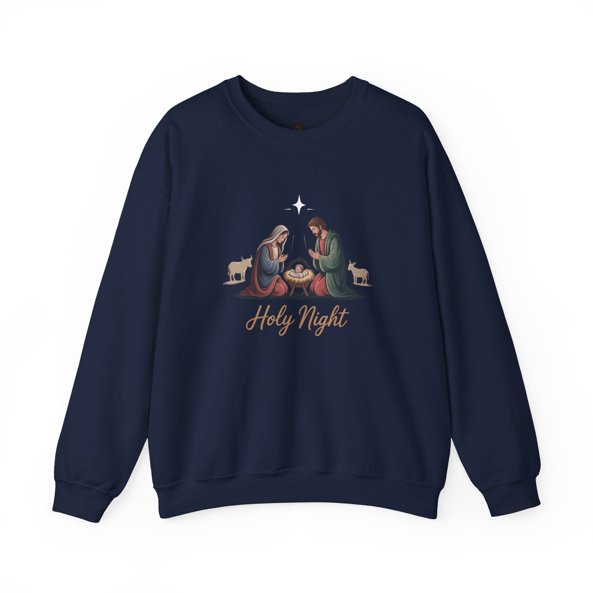 Christian Christmas Jumper, Religious Holiday Sweater, Festive Jesus Pullover, Xmas Crewneck Top, Unisex Sweatshirt