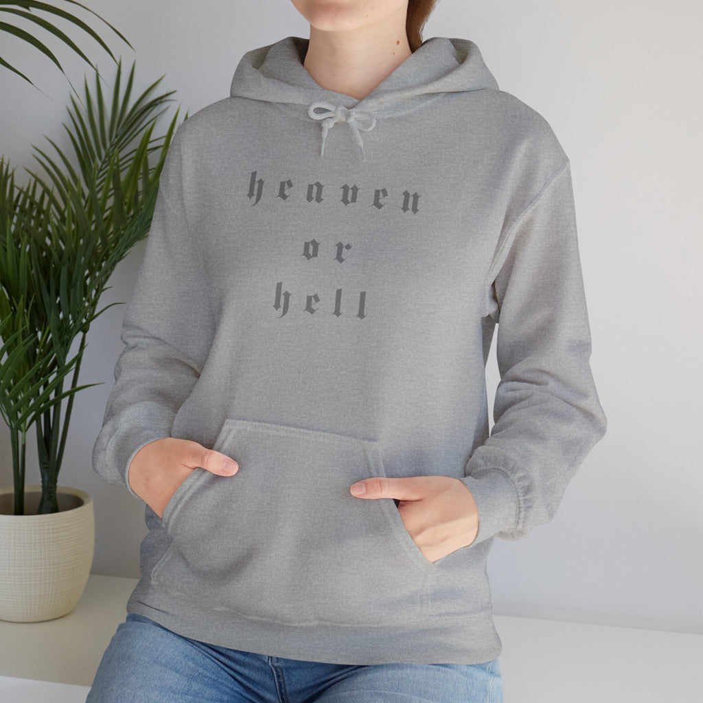 Heaven or Hell Women's Heavy Blend™ Hoodie - Cozy Casual Wear for Any Occasion, Spiritual Gift, Everyday Comfort, Unique Graphic [...]