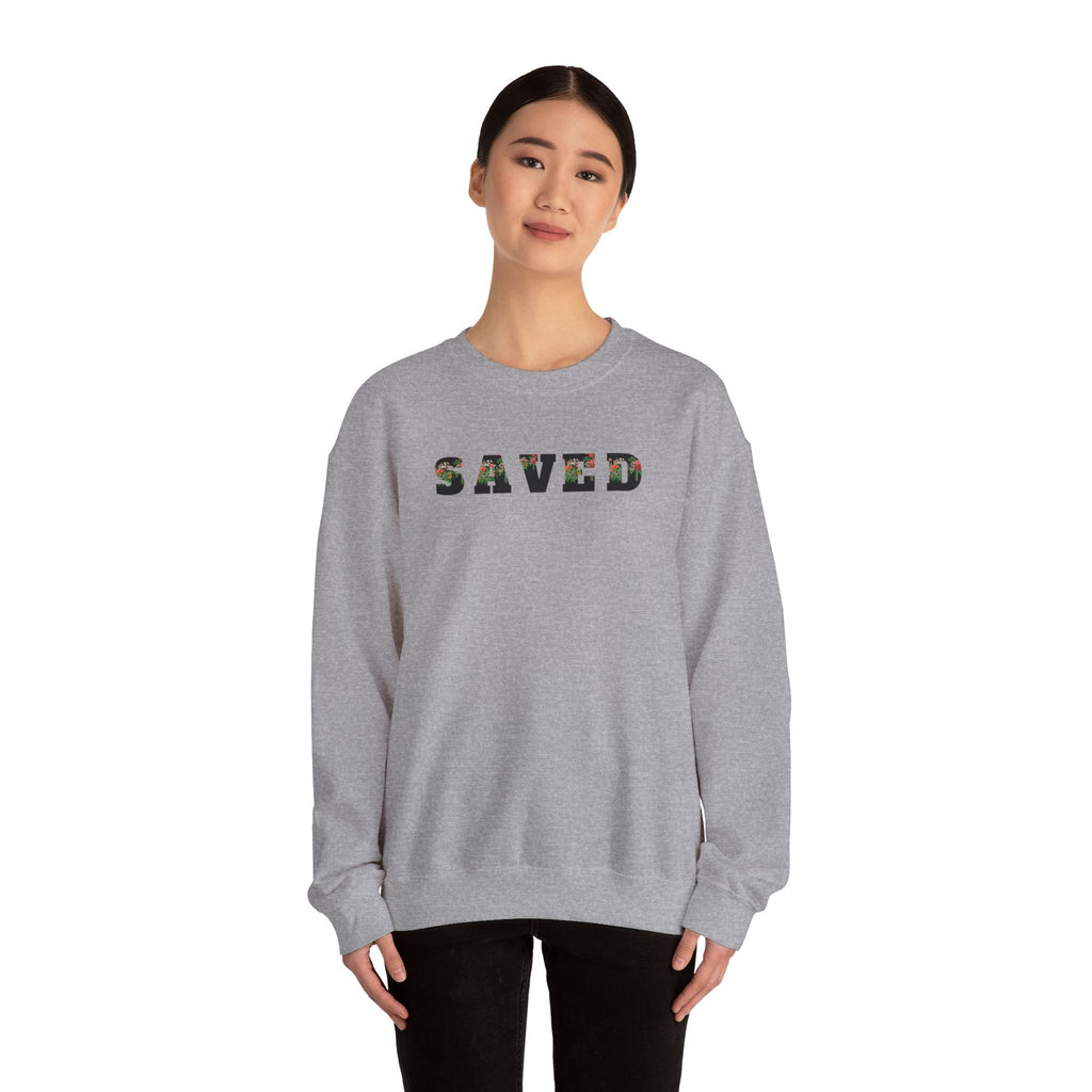 Saved Women's Crewneck Sweatshirt - Unisex Heavy Blend™