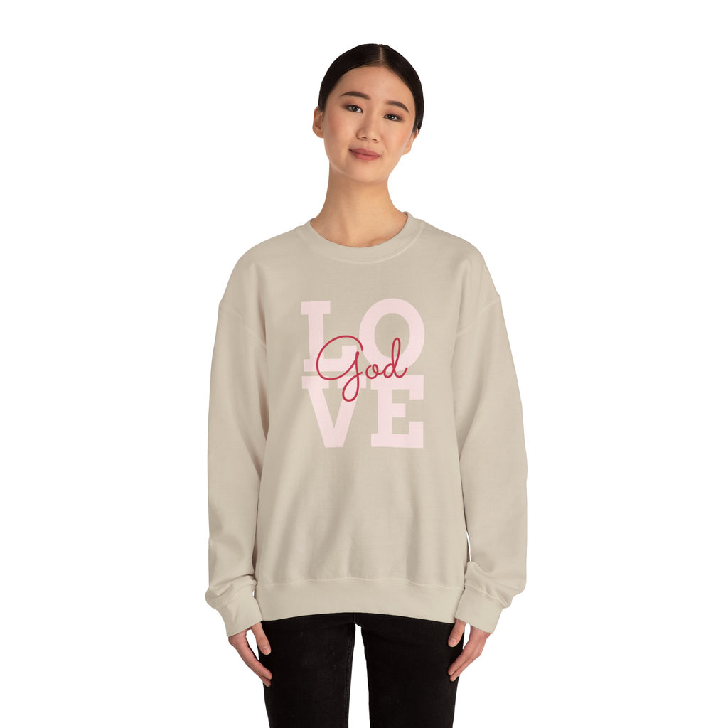 Faith Love God Unisex Sweatshirt Crewneck