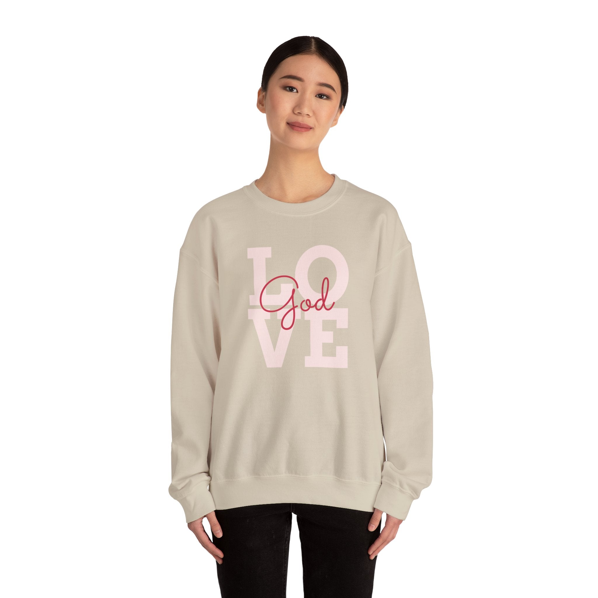 Faith Love God Unisex Sweatshirt Crewneck