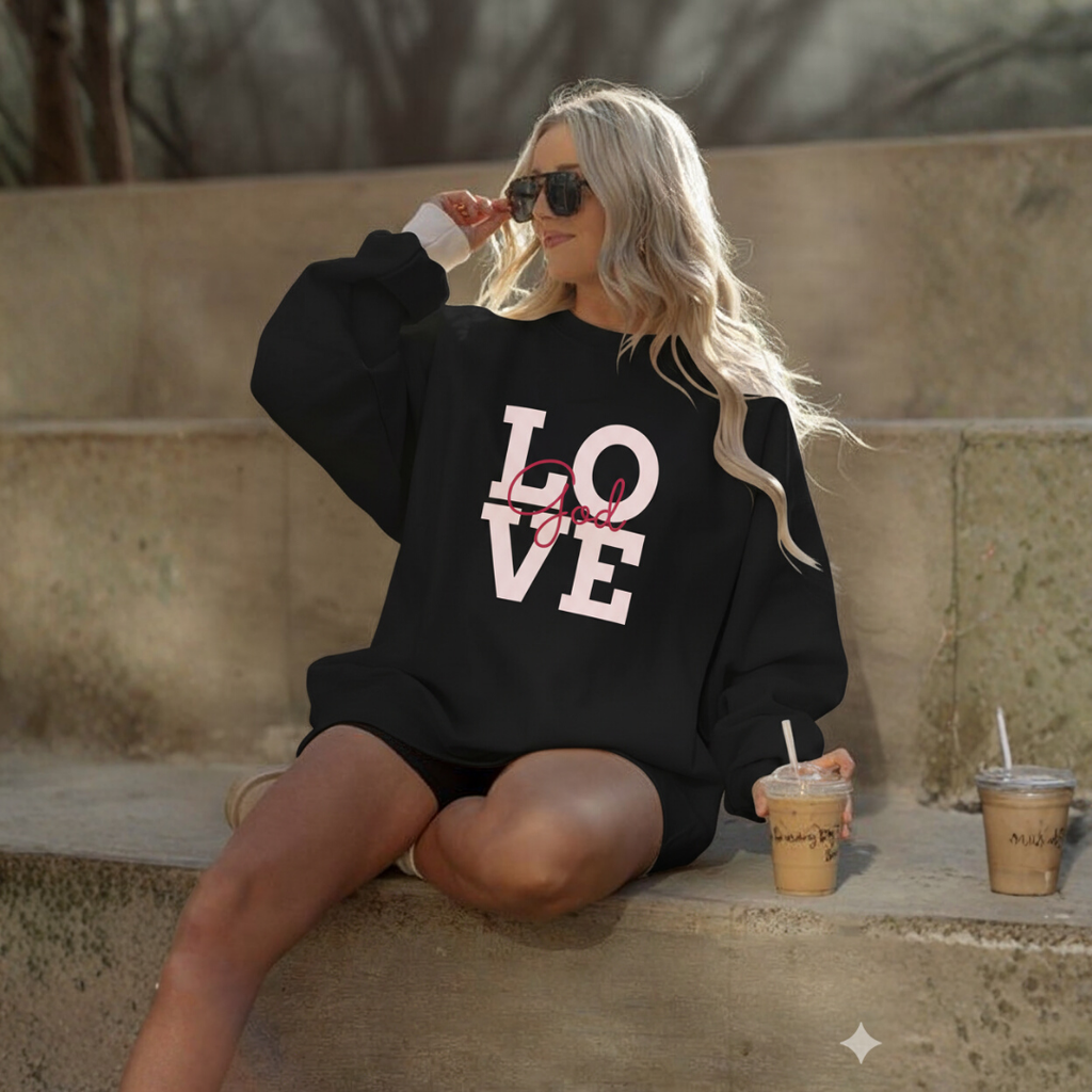 Faith Love God Unisex Sweatshirt Crewneck