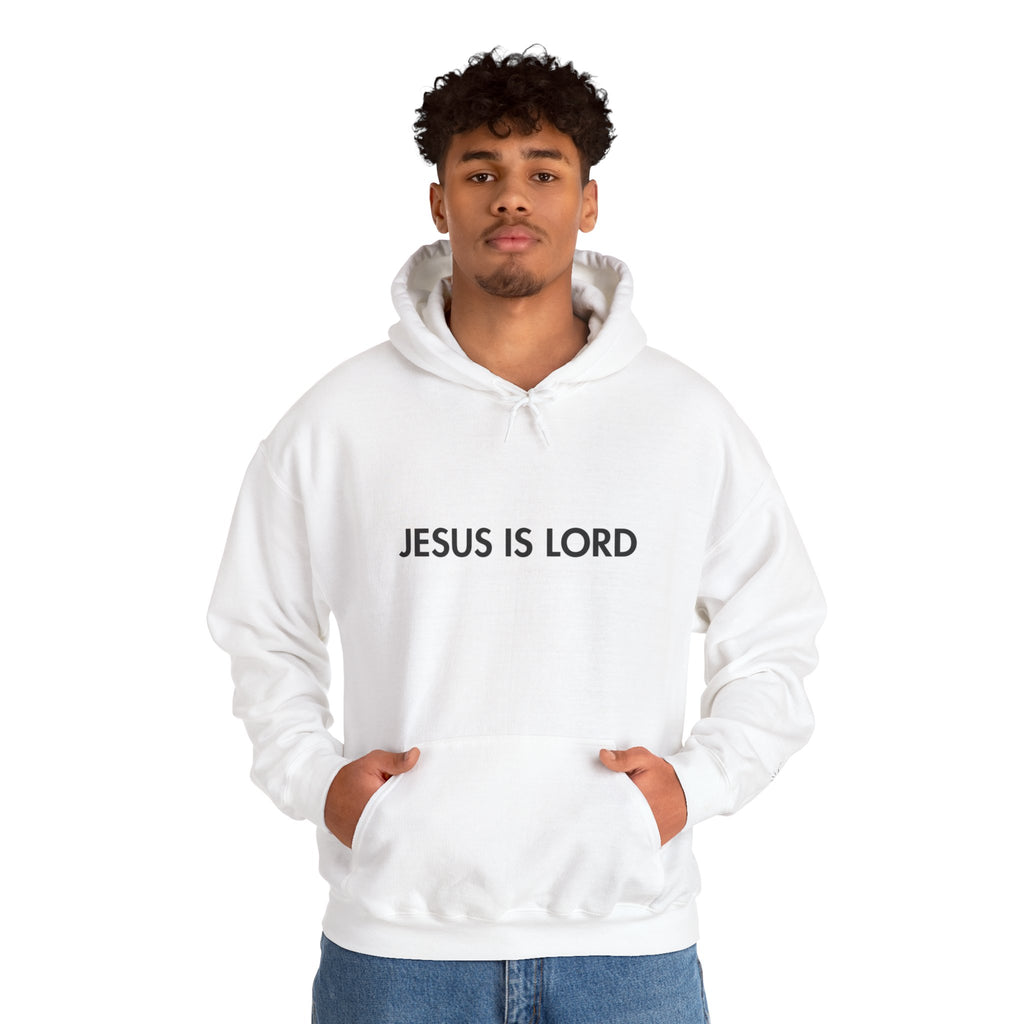 Hoodie - Jesus is Lord Men's Heavy Blend™ Hoodie for Spiritual Everyday Comfort