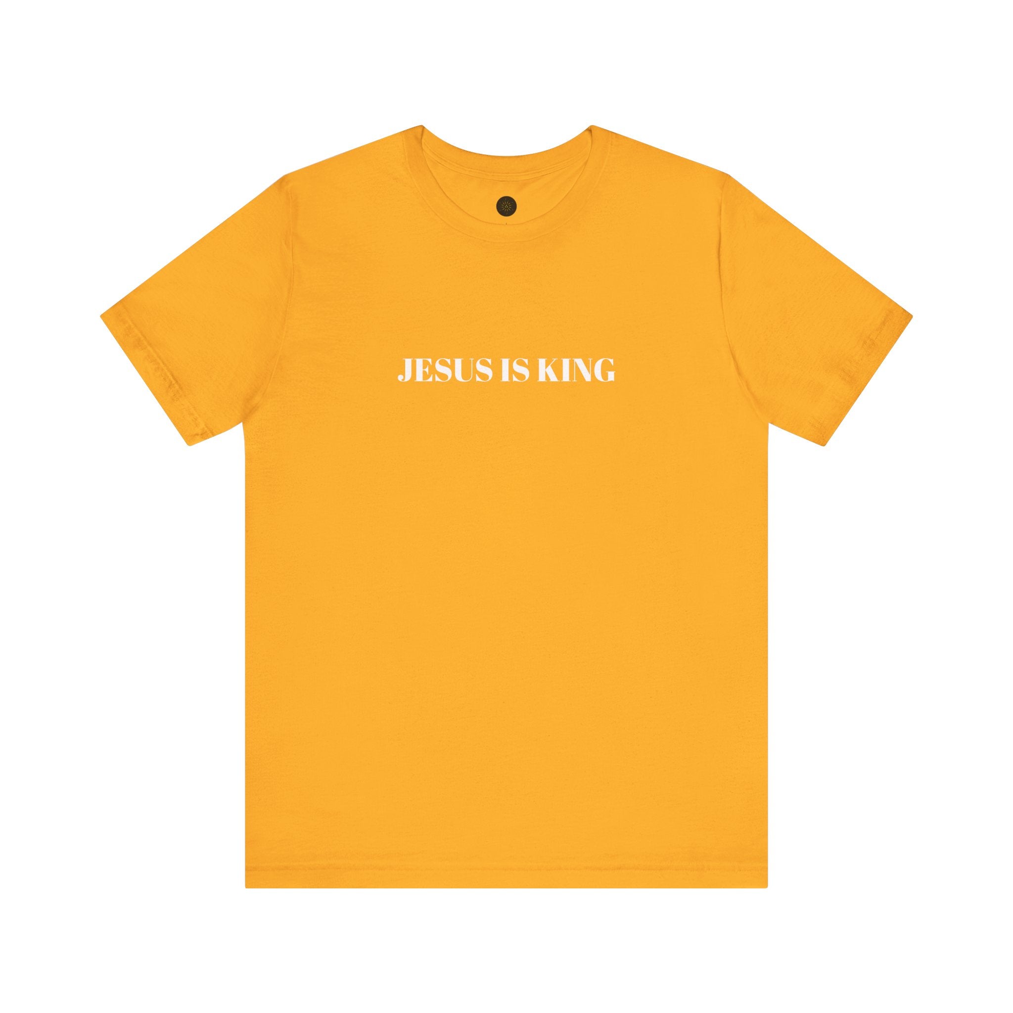 JESUS IS KING - Christian Men's Tee -  Jersey Short Sleeve T-Shirt