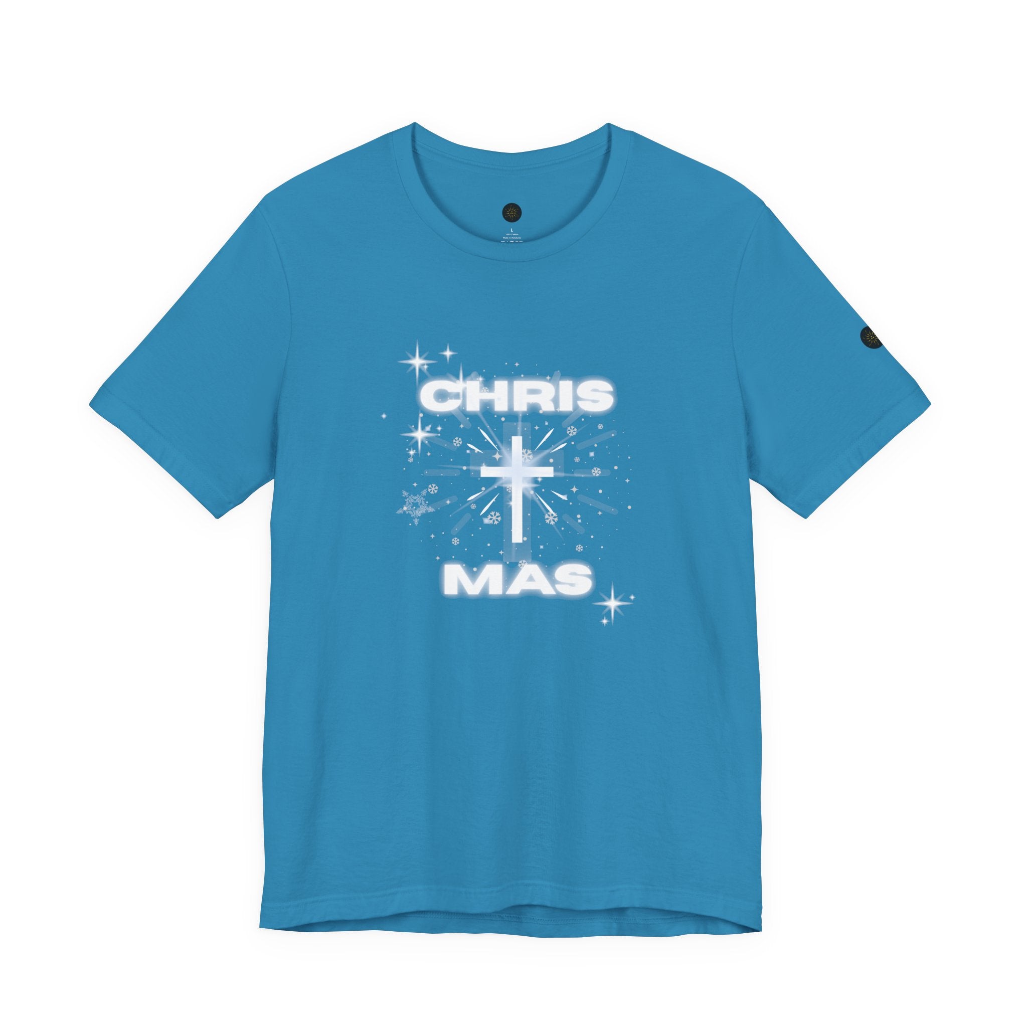 Christmas Tee, Holiday Apparel, Religious Gift, Family Christmas Shirt, Winter Fashion, Nativity Scene Tee - Unisex Jersey Short Sleeve Tee