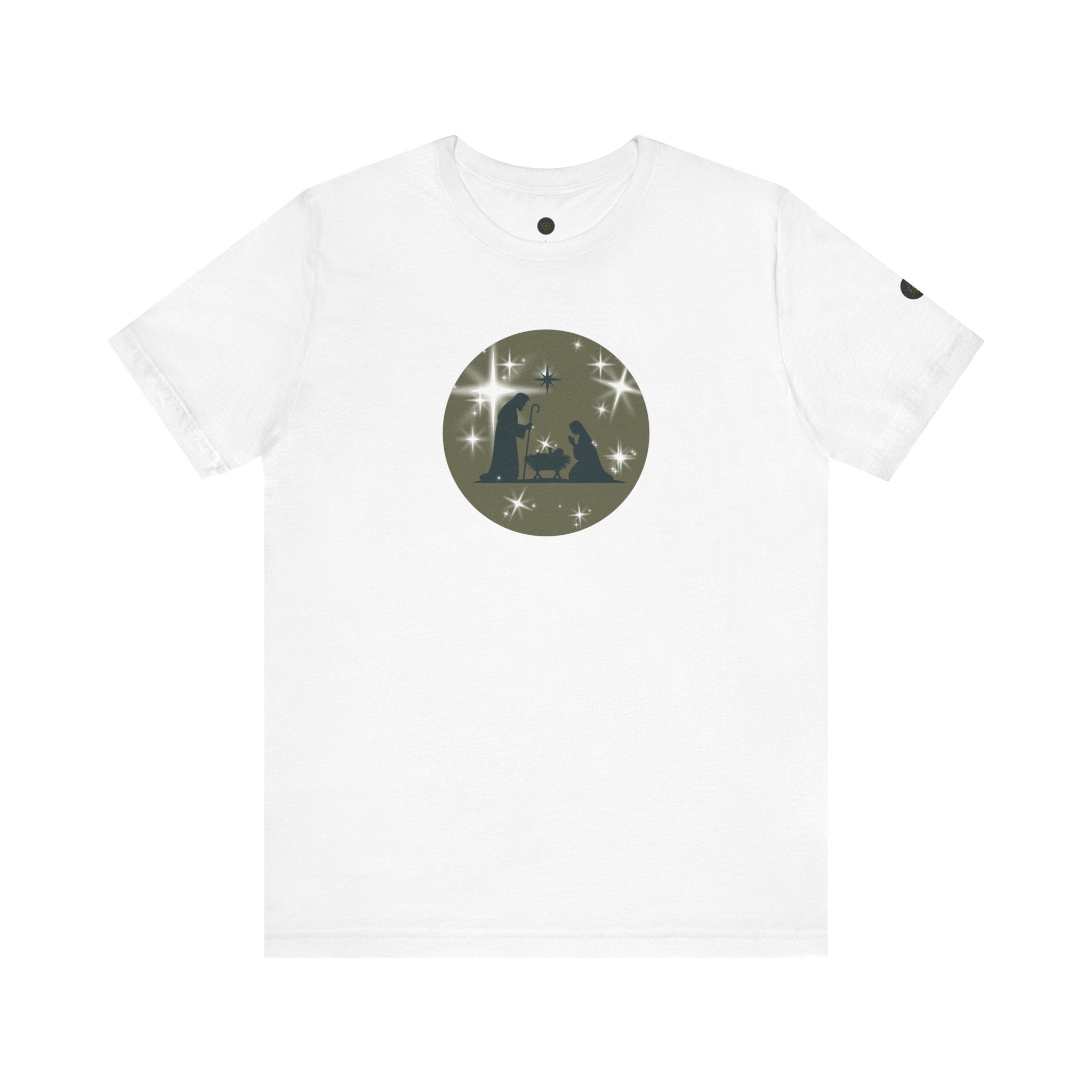 Christian Christmas Tee | Unisex Jersey Short Sleeve Tee, Holiday Apparel, Religious Gift, Family Christmas Shirt, Winter Fashion, Nativity