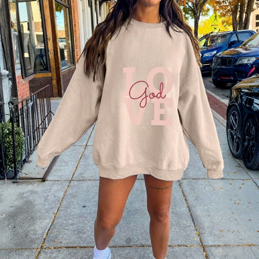 Faith Love God Unisex Sweatshirt Crewneck