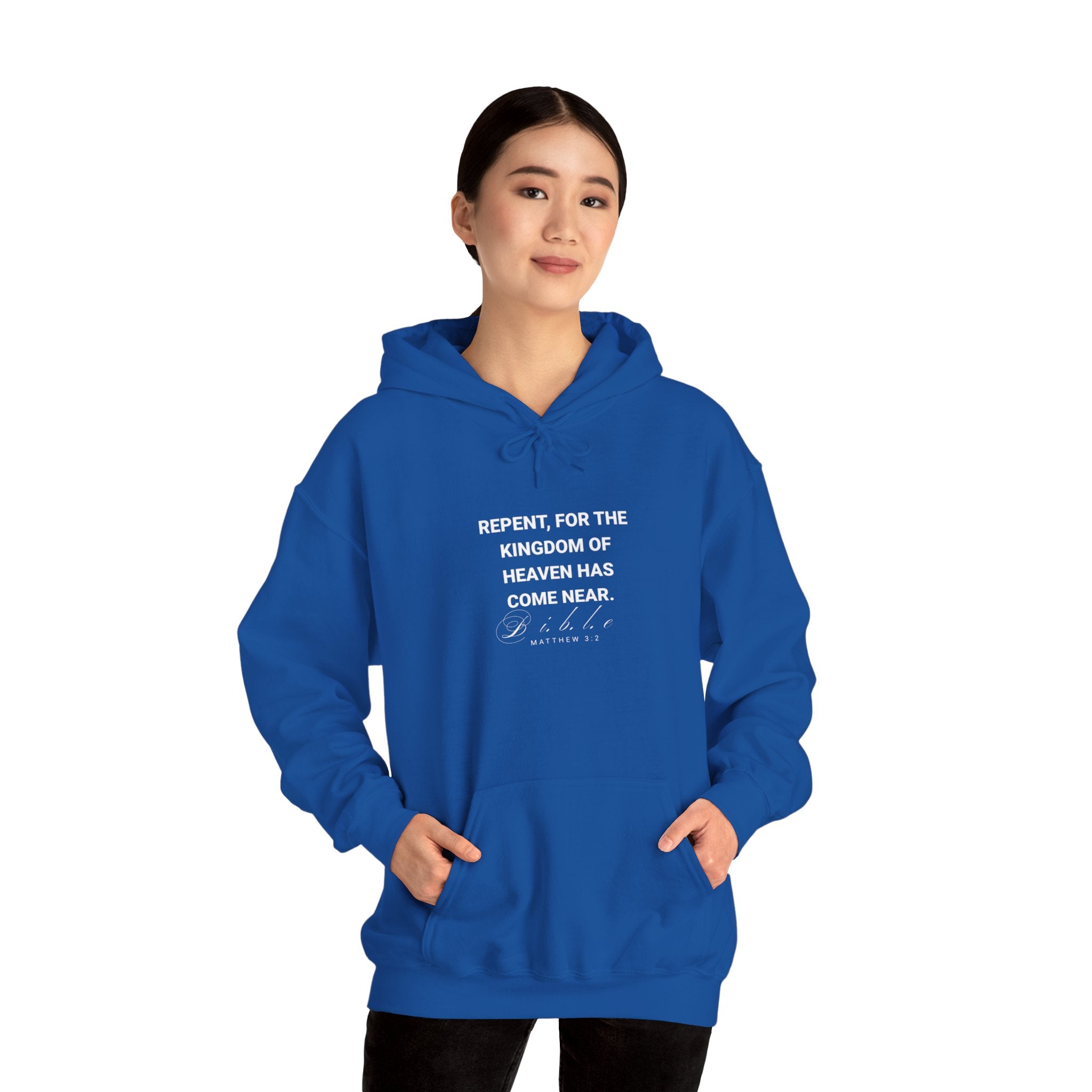 Matthew 3:2 Women's Heavy Blend™ Hoodie - Cozy Casual Wear for Any Occasion, Spiritual Gift, Everyday Comfort, Unique Graphic [...]