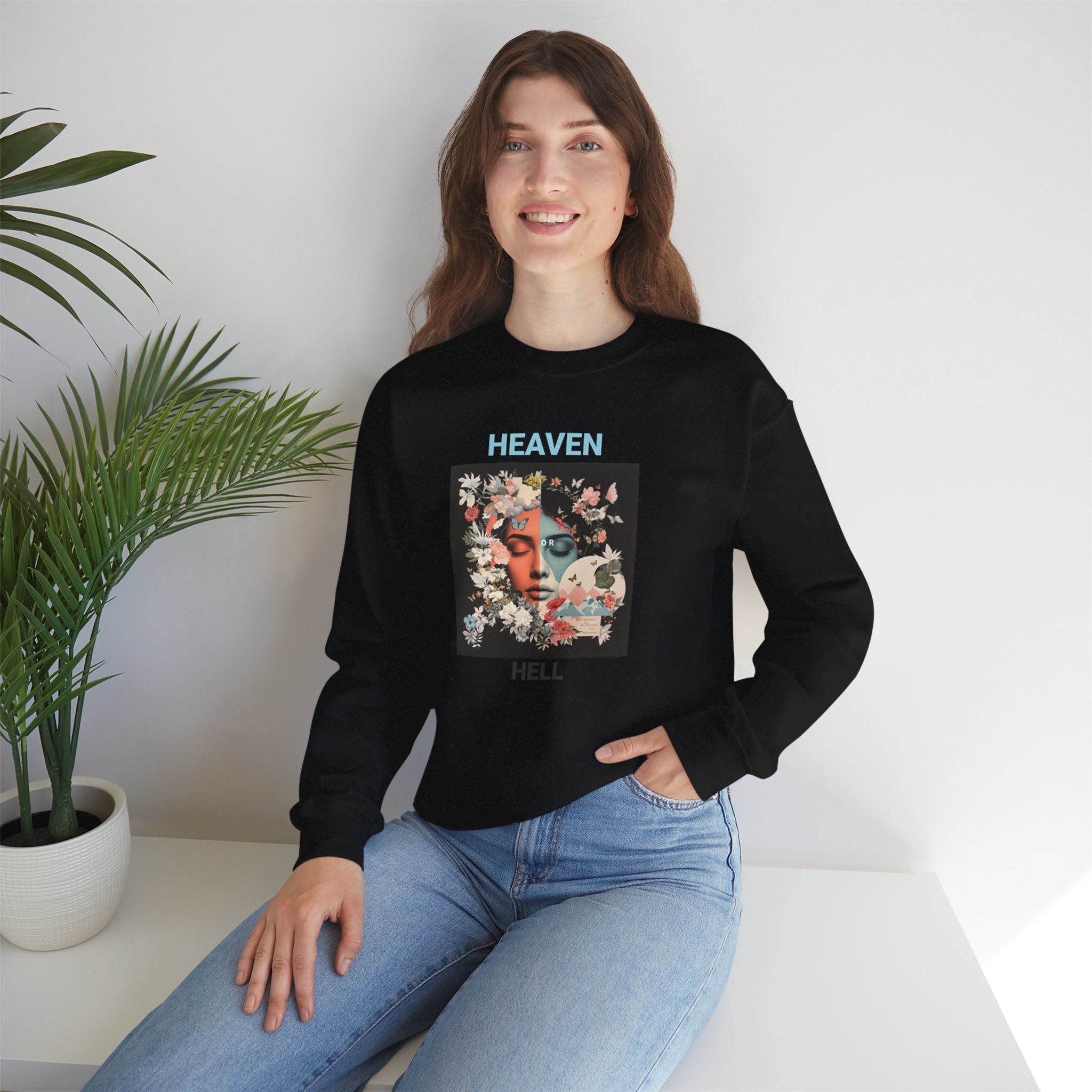 Women's Sweatshirt Heaven or Hell - Sweatshirt