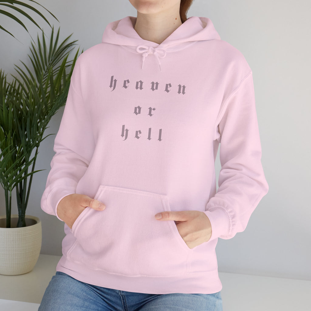 Heaven or Hell Women's Heavy Blend™ Hoodie - Cozy Casual Wear for Any Occasion, Spiritual Gift, Everyday Comfort, Unique Graphic [...]