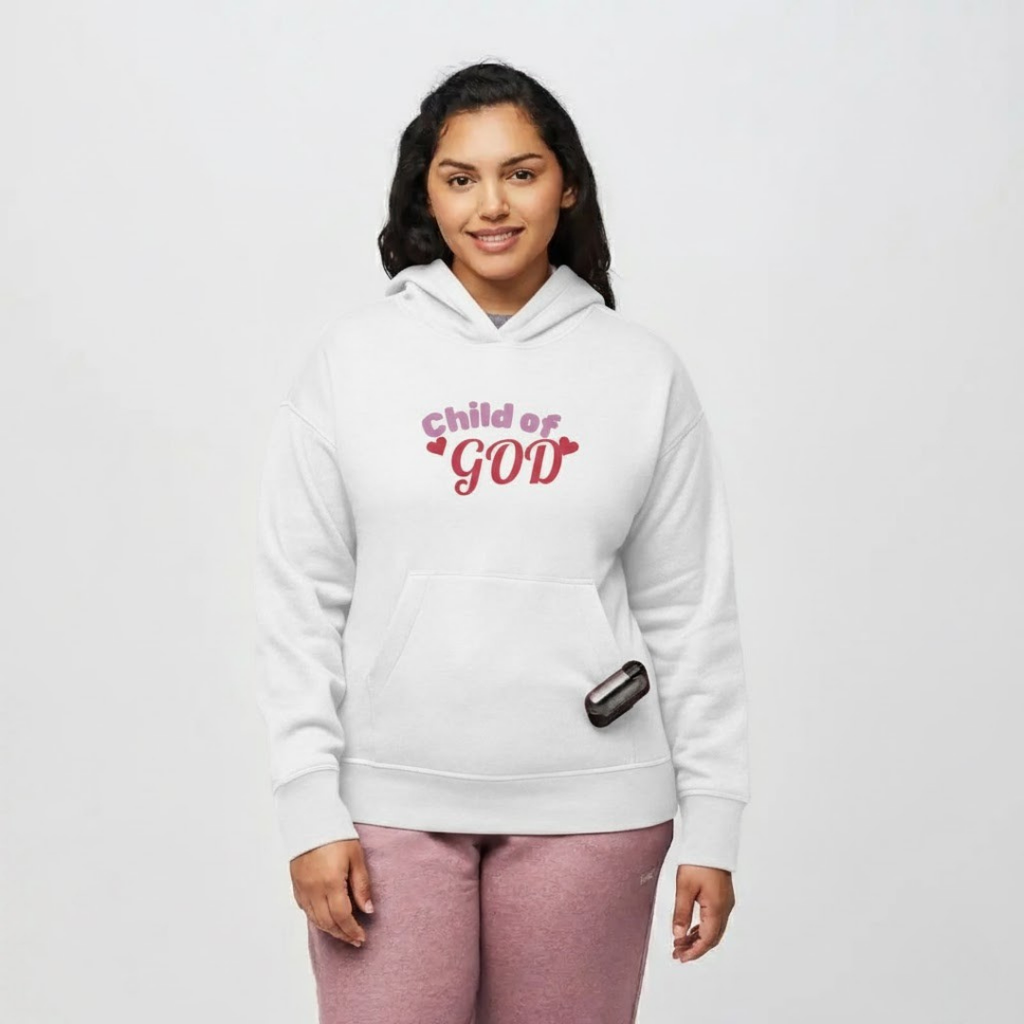 Women's Hoodie - Child of God Cozy Casual Wear
