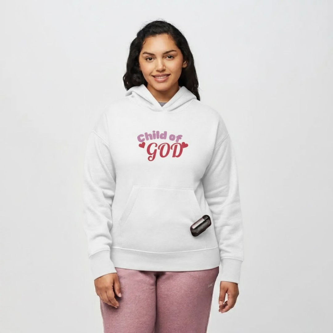 Women's Hoodie - Child of God Cozy Casual Wear
