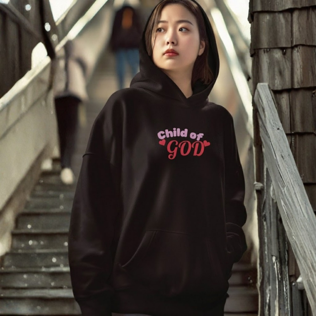 Women's Hoodie - Child of God Cozy Casual Wear