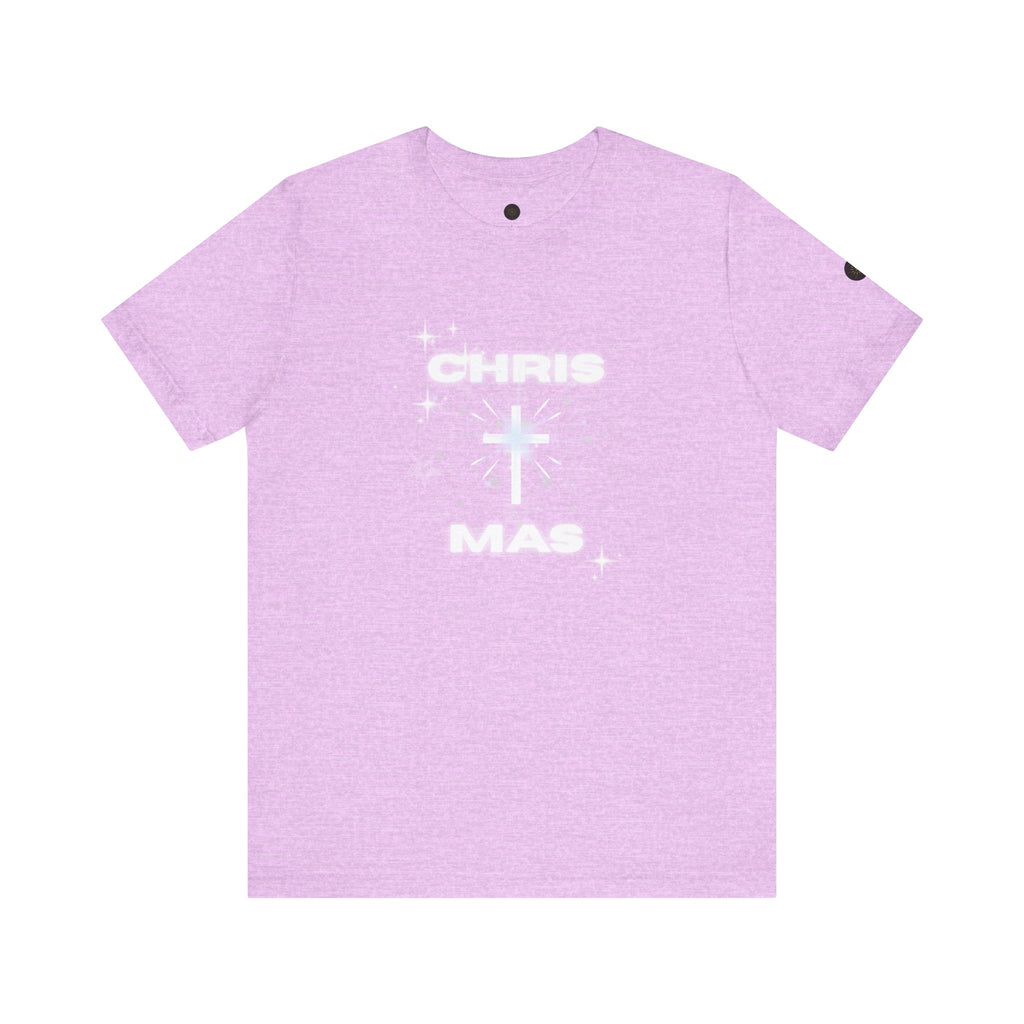 Christmas Tee, Holiday Apparel, Religious Gift, Family Christmas Shirt, Winter Fashion, Nativity Scene Tee - Unisex Jersey Short Sleeve Tee