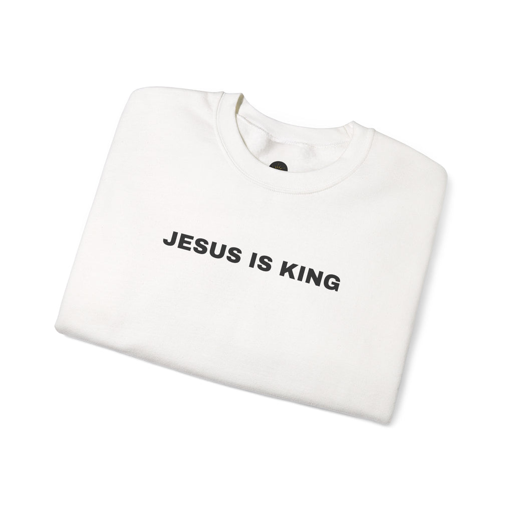 Jesus Is King - Christian Mens Sweatshirt