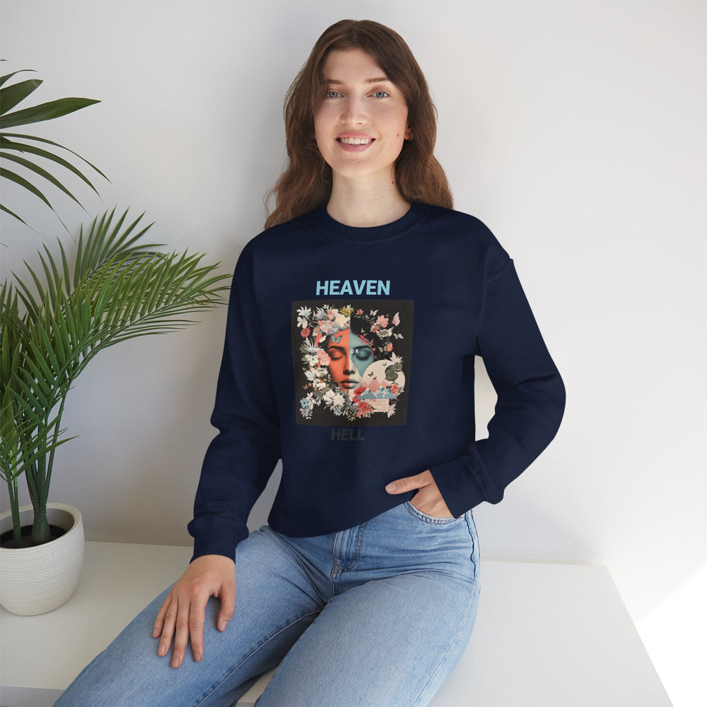 Women's Sweatshirt Heaven or Hell - Sweatshirt
