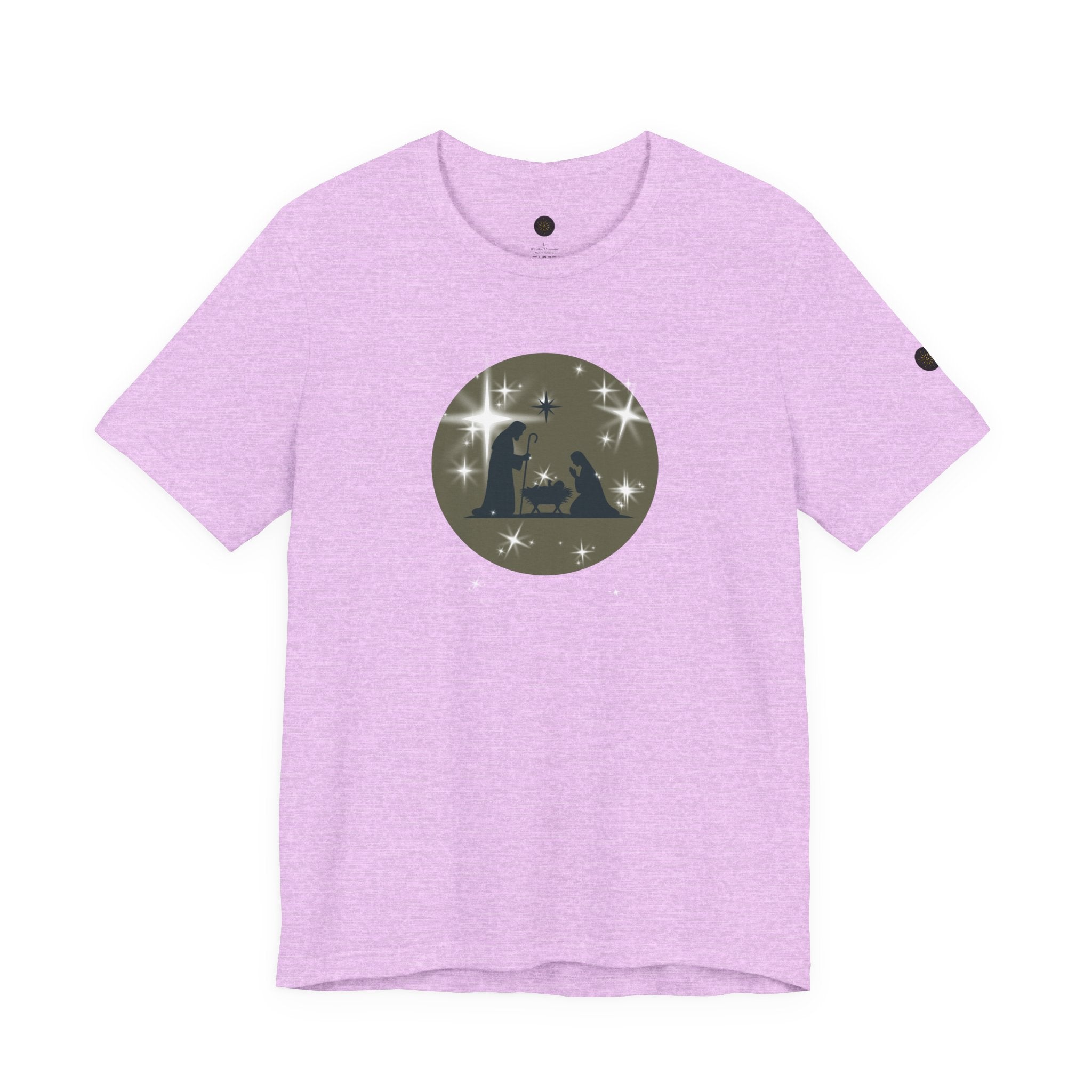 Christian Christmas Tee | Unisex Jersey Short Sleeve Tee, Holiday Apparel, Religious Gift, Family Christmas Shirt, Winter Fashion, Nativity