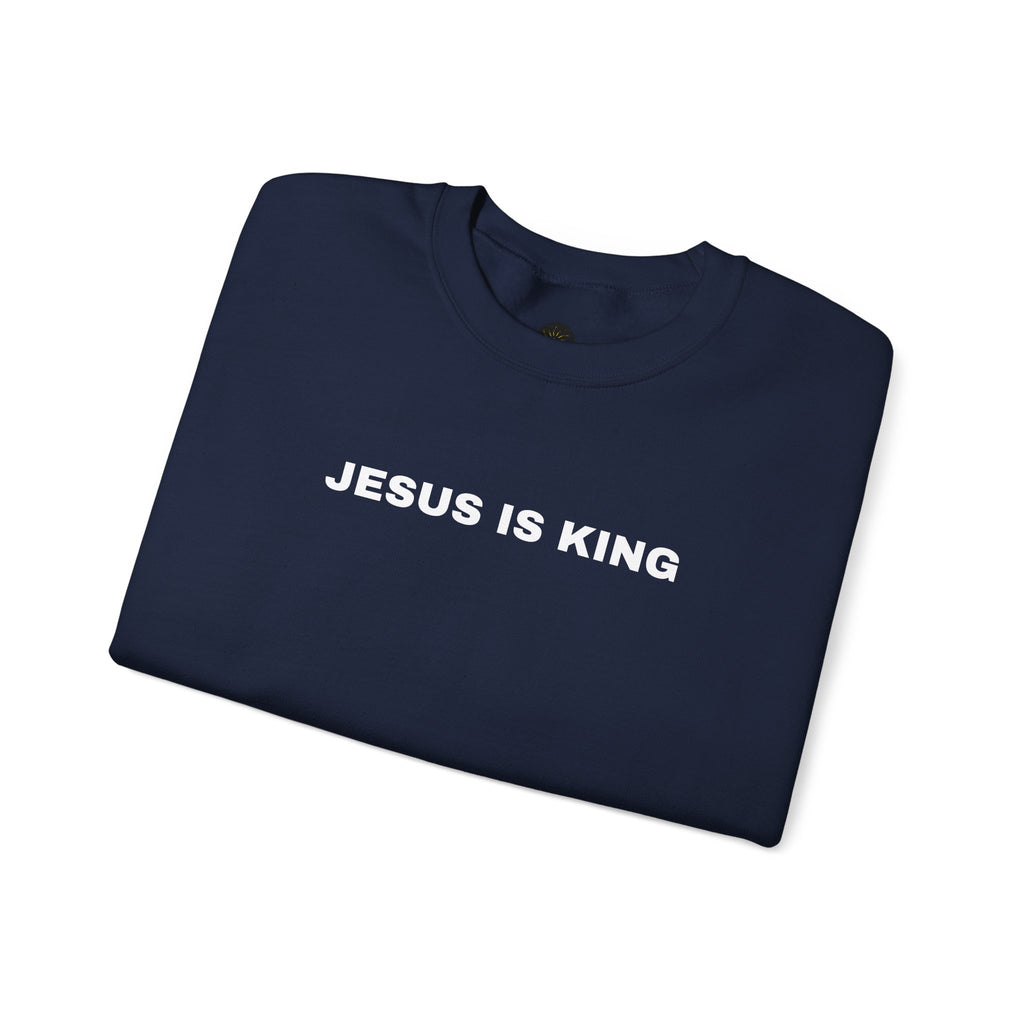 Jesus Is King - Christian Womens Sweatshirt