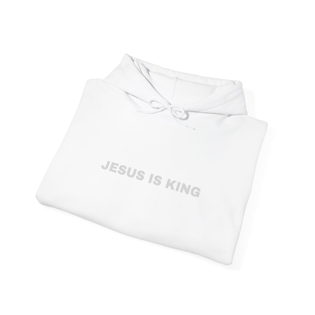 Jesus is King Hoodie - Men's Heavy Blend™ Hoodie for Spiritual Everyday Comfort