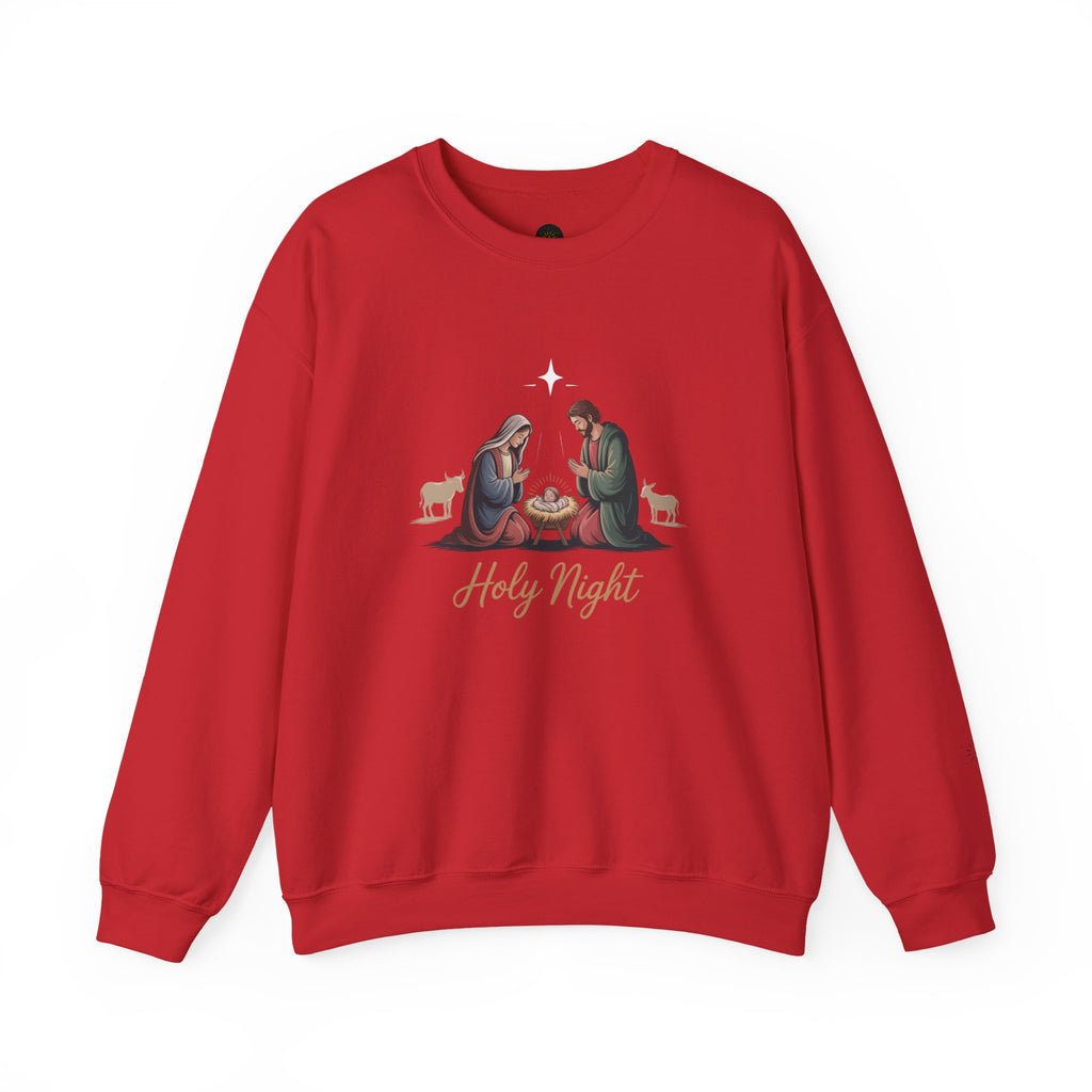 Christian Christmas Jumper, Religious Holiday Sweater, Festive Jesus Pullover, Xmas Crewneck Top, Unisex Sweatshirt