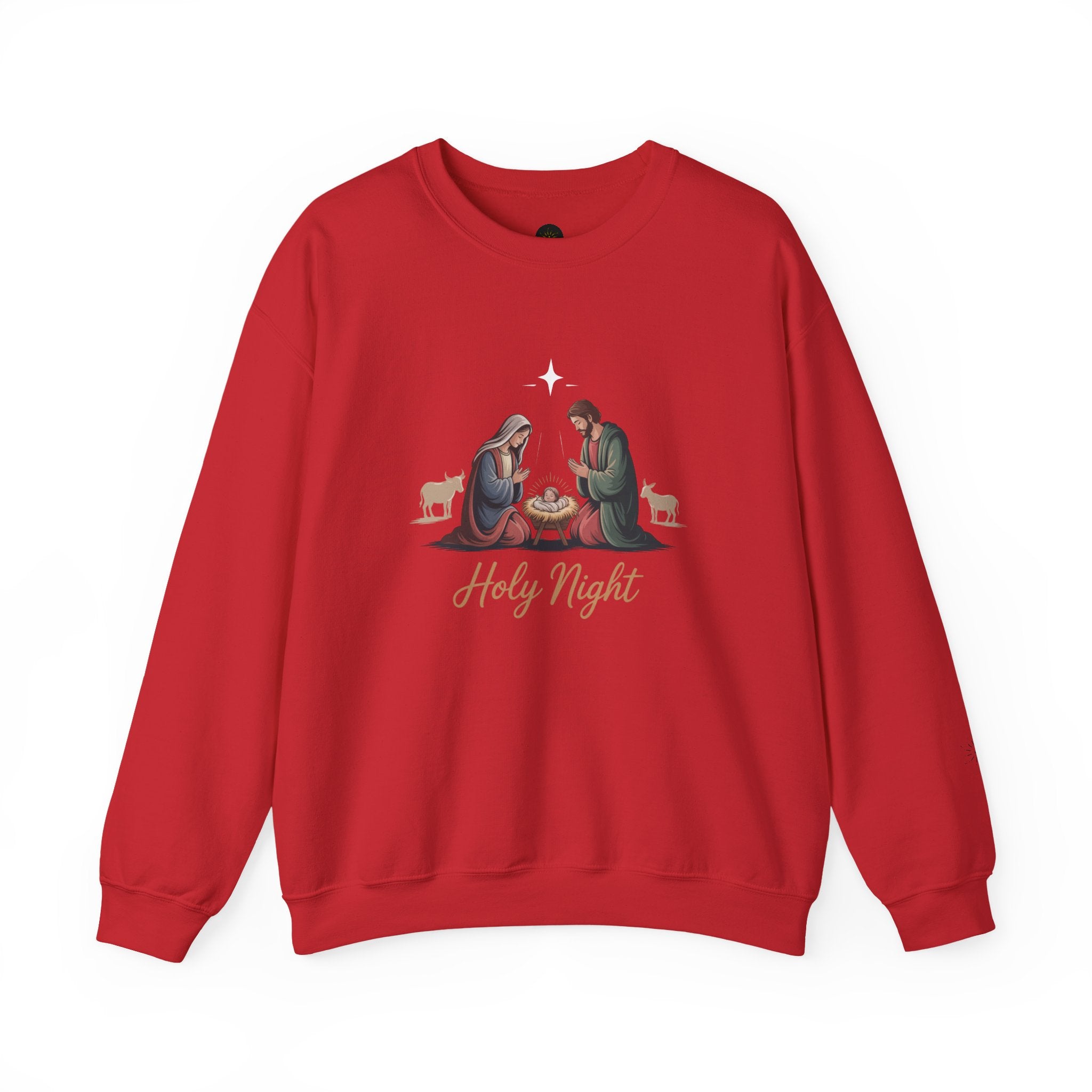 Christian Christmas Jumper, Religious Holiday Sweater, Festive Jesus Pullover, Xmas Crewneck Top, Unisex Sweatshirt