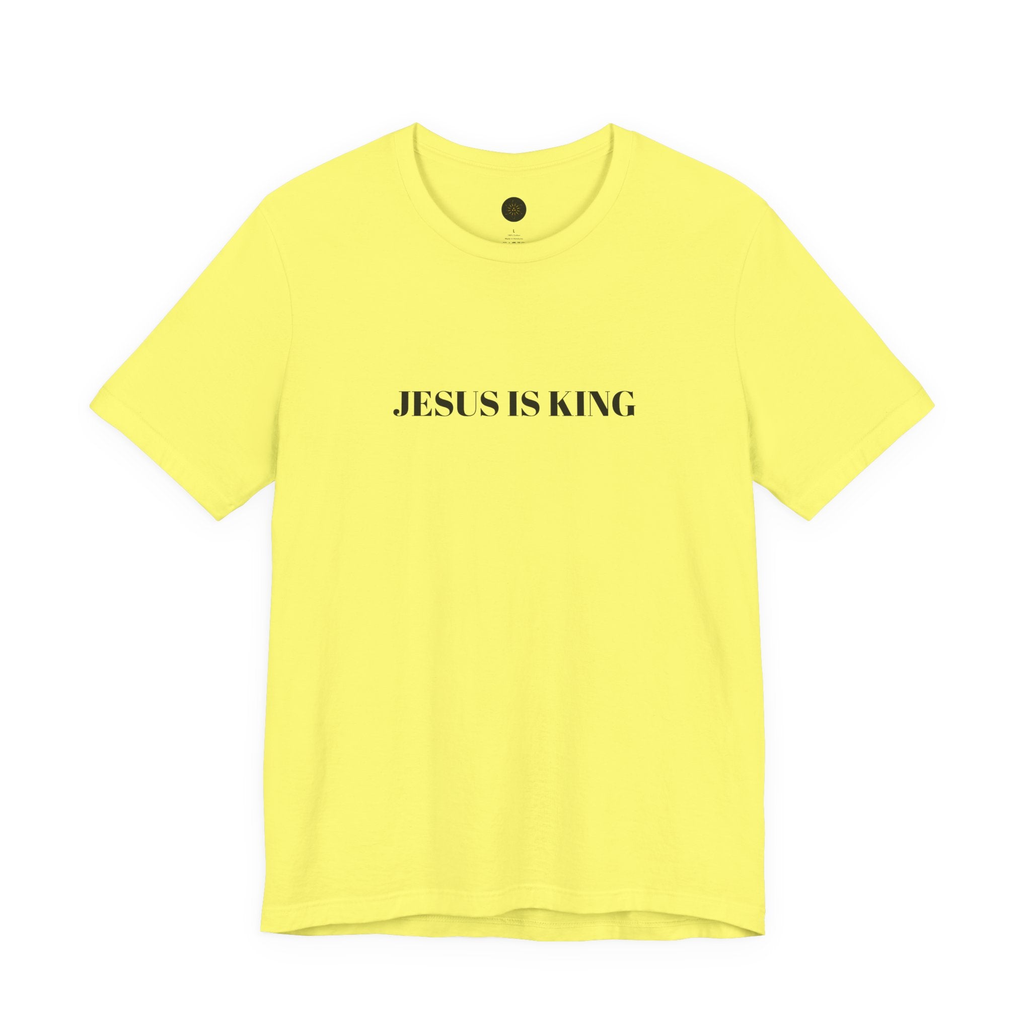 JESUS IS KING - Christian Men's Tee -  Jersey Short Sleeve T-Shirt
