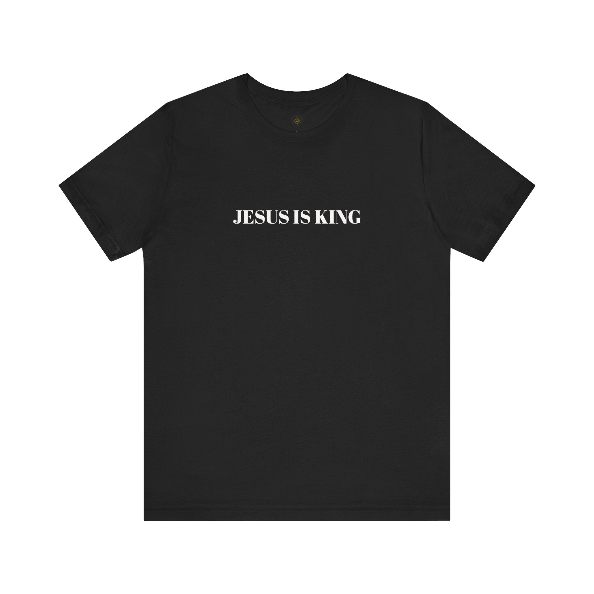 JESUS IS KING - Christian Men's Tee -  Jersey Short Sleeve T-Shirt