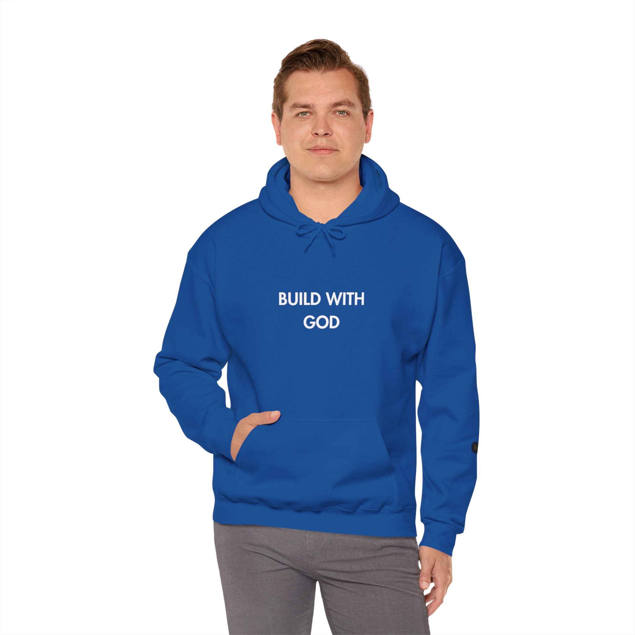 Build With God Hoodie — Faith-Inspired Christian Pullover