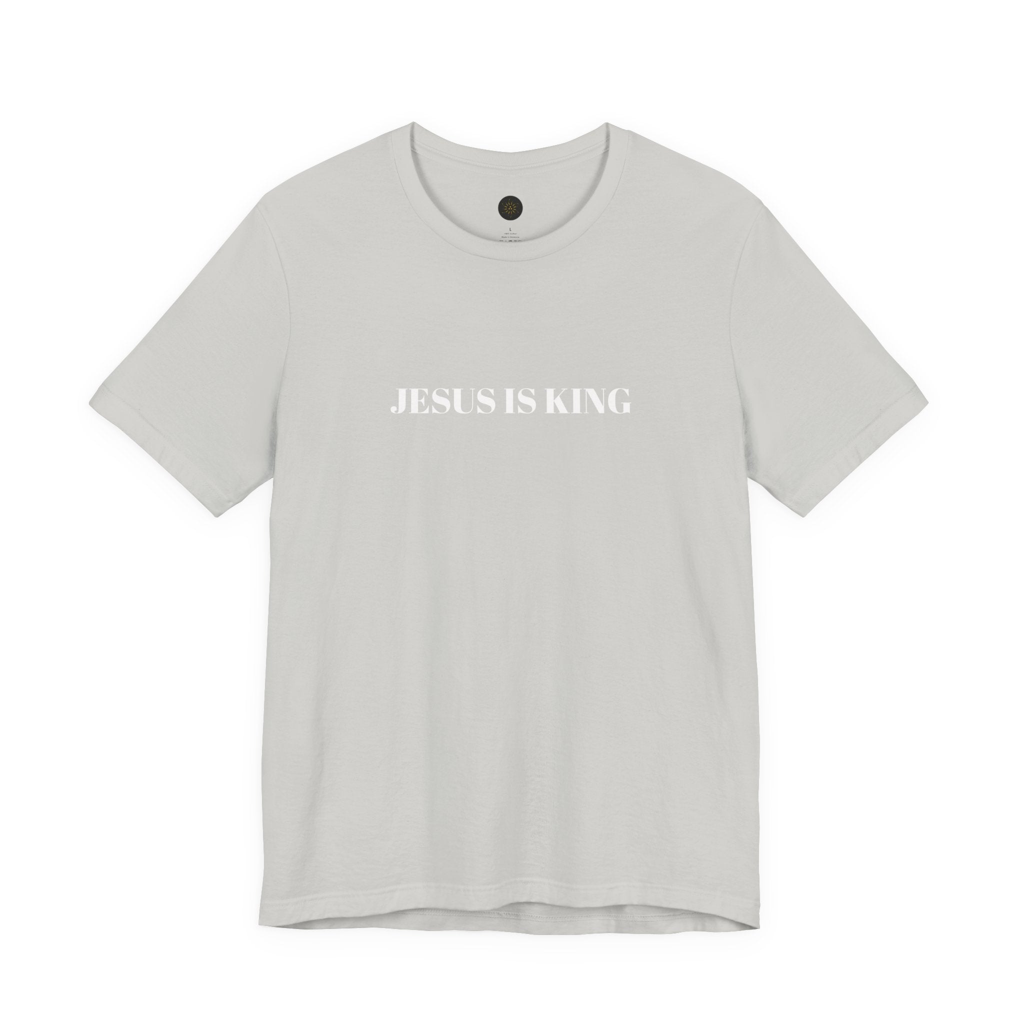 JESUS IS KING - Christian Men's Tee -  Jersey Short Sleeve T-Shirt