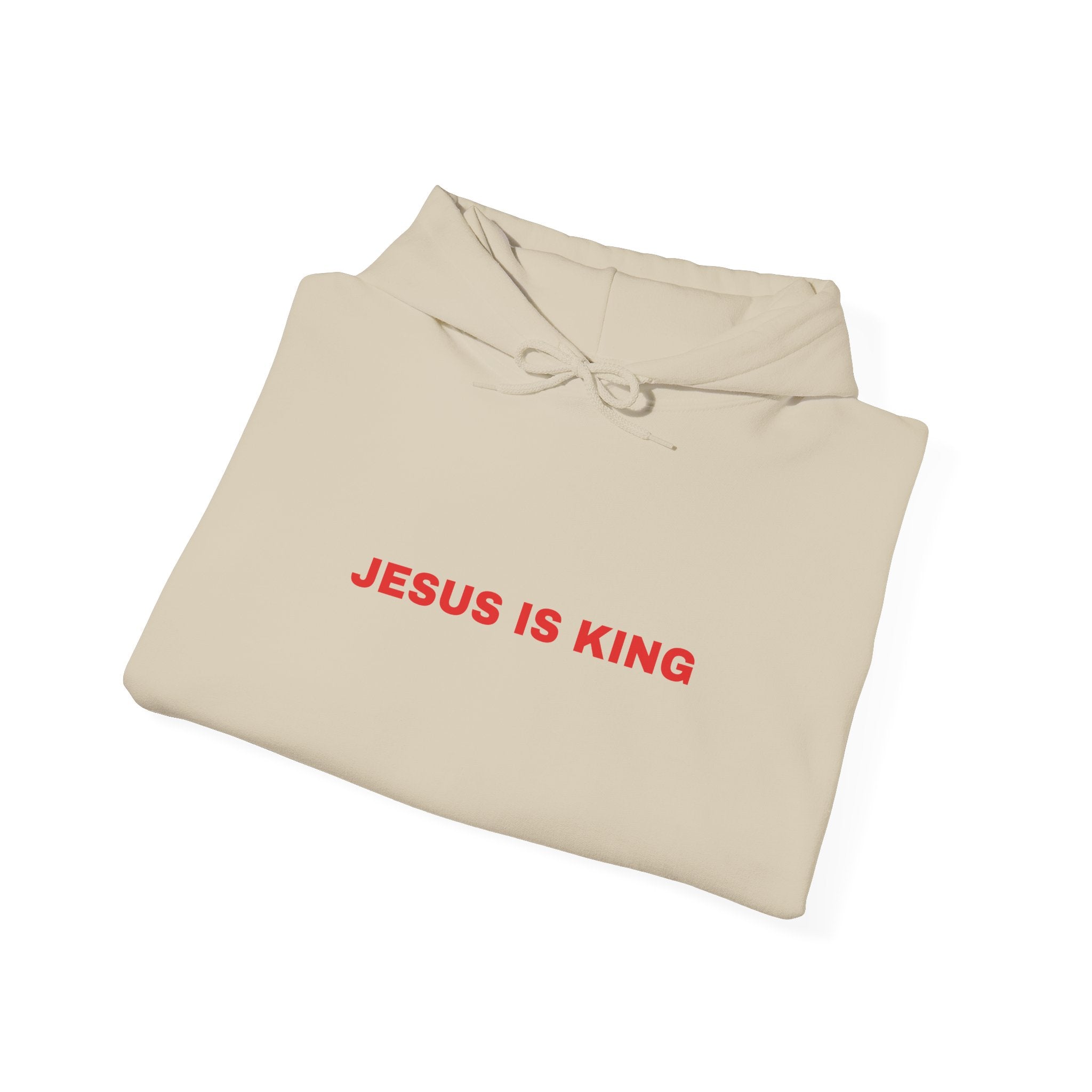 Jesus is King Hoodie - Men's Heavy Blend™ Hoodie for Spiritual Everyday Comfort