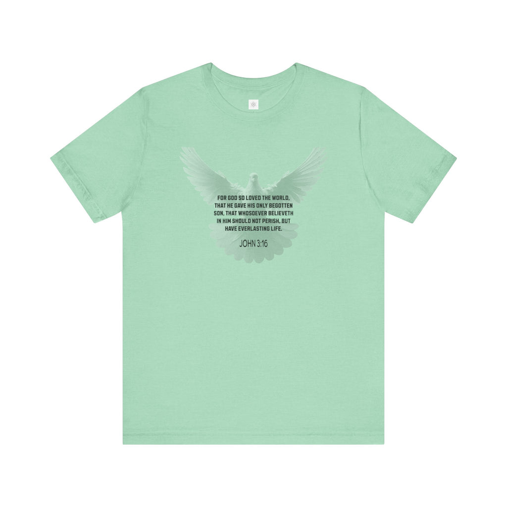 Christian Women's Tee - John 3:16 Short Sleeve Tee
