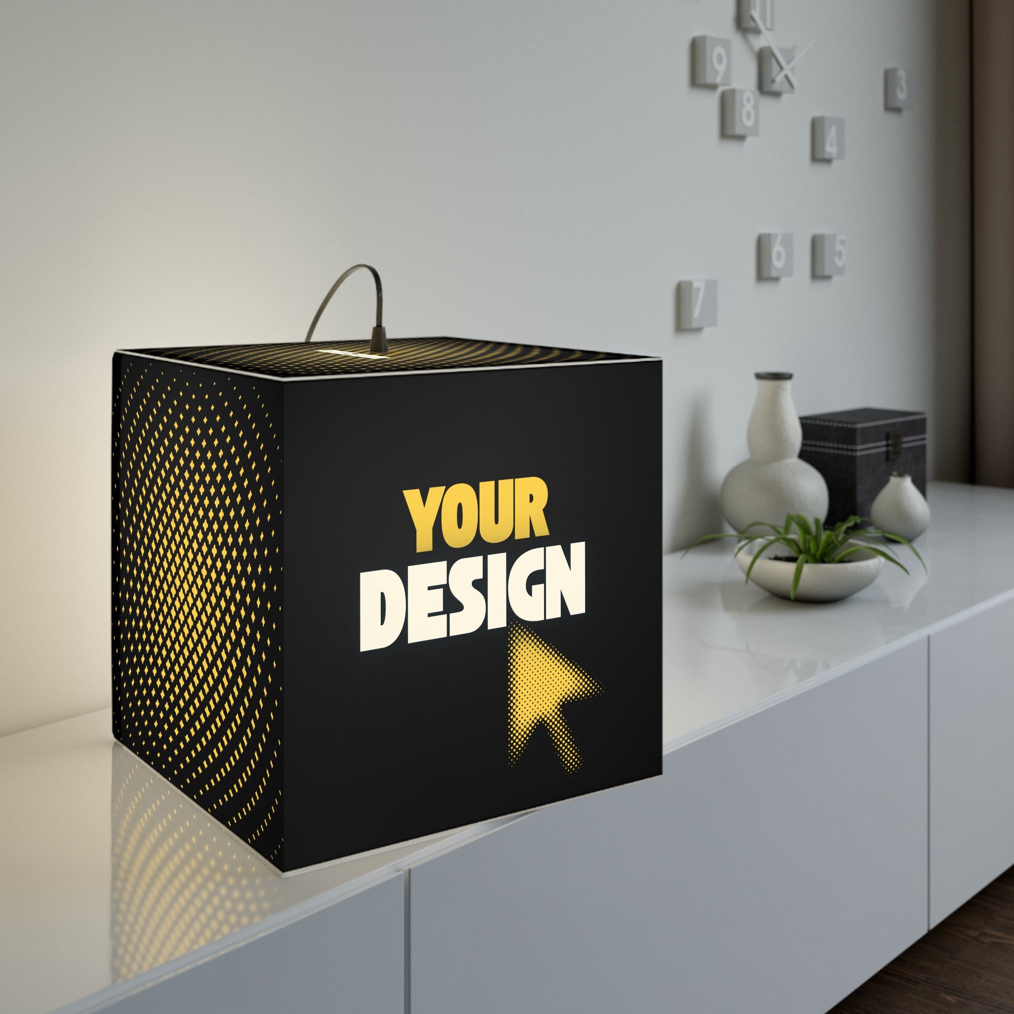 Branded-cube light