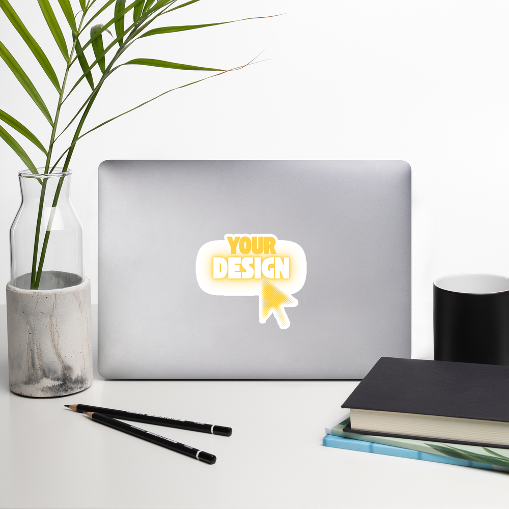 Branded -sticker for laptop